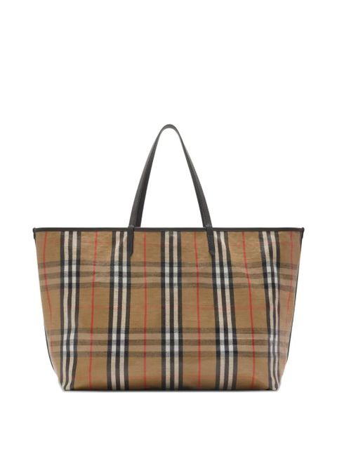 Burberry large Highlands tote bag - Neutrals