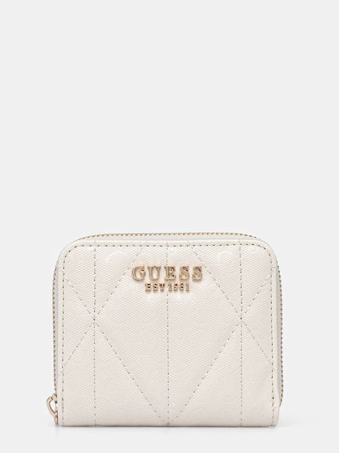 Guess portfel ALDINA damski kolor beżowy SWGG96 63137 - zdjęcie produktu nr 1