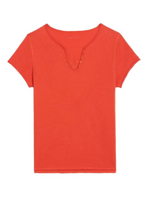 Zadig&Voltaire Henley T-shirt - Orange - zdjęcie produktu nr 1