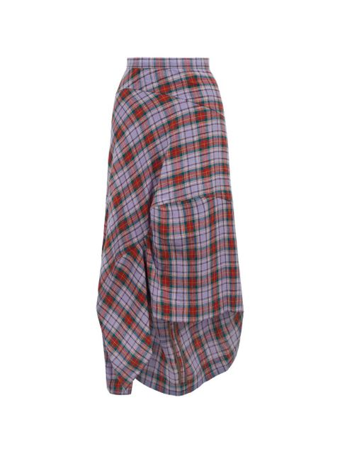 Vivienne Westwood tartan-pattern skirt - Purple - zdjęcie produktu nr 1