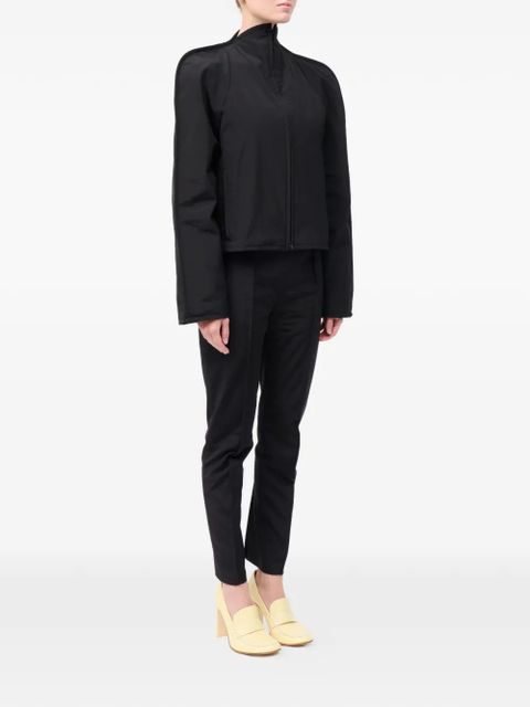 MM6 Maison Margiela zipped cropped jacket - Black