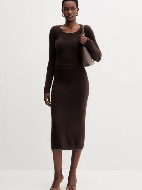 Furla torebka skórzana kolor brązowy WB00782.AX0733.4284S