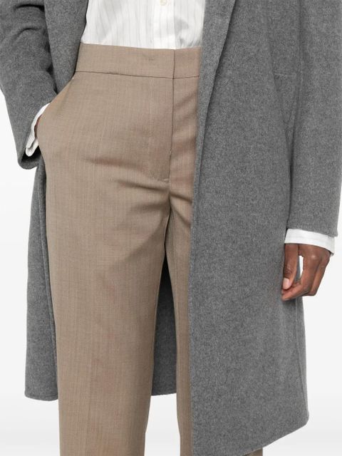 Jil Sander wool tailored trousers - Brown