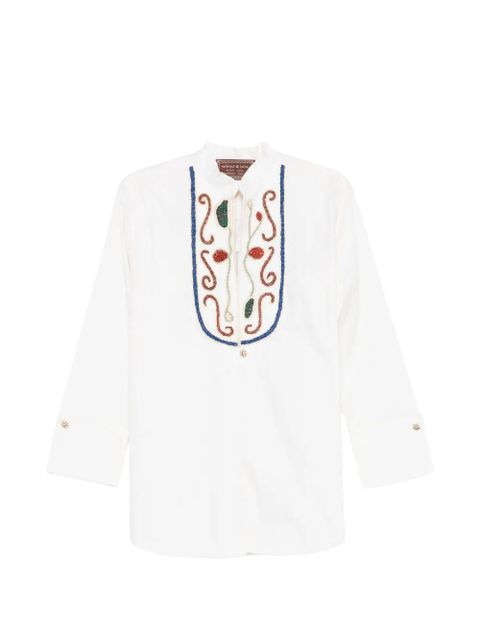 ALEMAIS Velora embroidered blouse - Neutrals - zdjęcie produktu nr 1