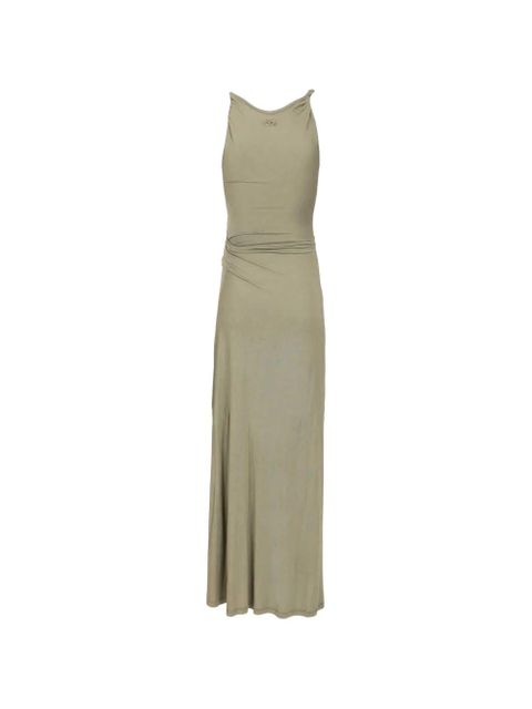 Diesel maxi Estiga sleeveless waist-knot dress - Green - zdjęcie produktu nr 2