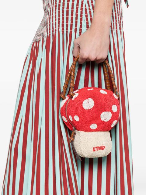 STAUD polka-dot mushroom tote bag - Red - zdjęcie produktu nr 2