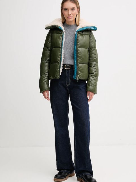 Save The Duck kurtka MOMA kolor zielony zimowa D30974W.LOVE21