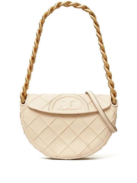 Tory Burch mini Fleming crescent bag - Neutrals - zdjęcie produktu nr 1