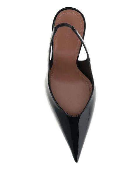 Amina Muaddi 105mm Anok Sling slingback pointed-toe pumps - Black