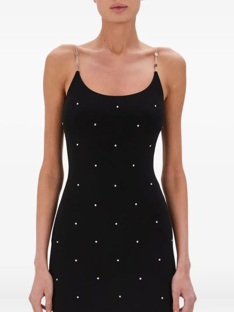 AMIRI crystal-embellished mini dress - Black - zdjęcie produktu nr 2