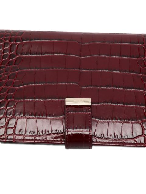 TOM FORD croc-embossed wallet - Red
