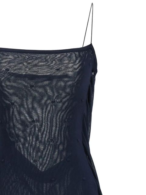 Jacquemus side- slit dress - Blue