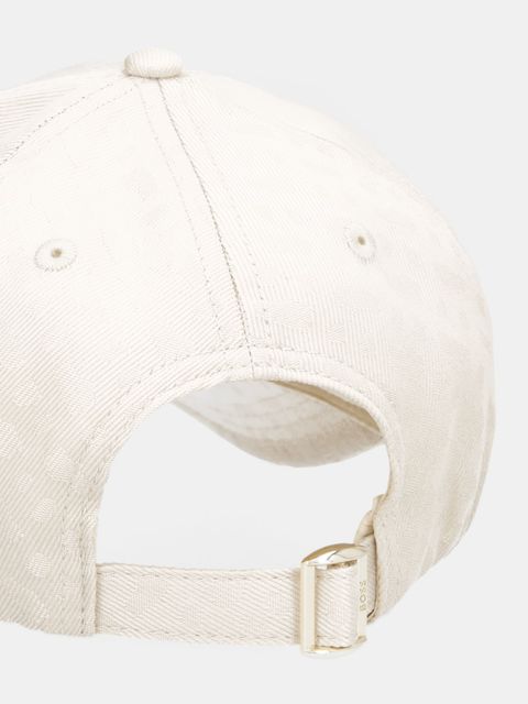 BOSS czapka z daszkiem kolor beżowy 50544410