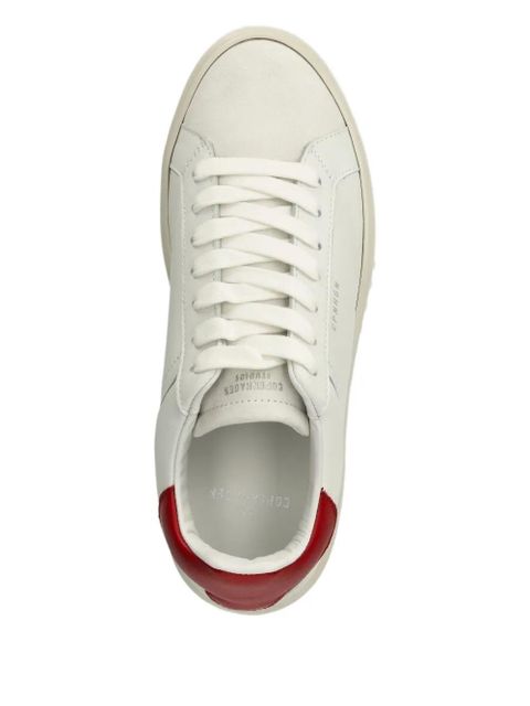 Copenhagen leather-panelled platform sneakers - White