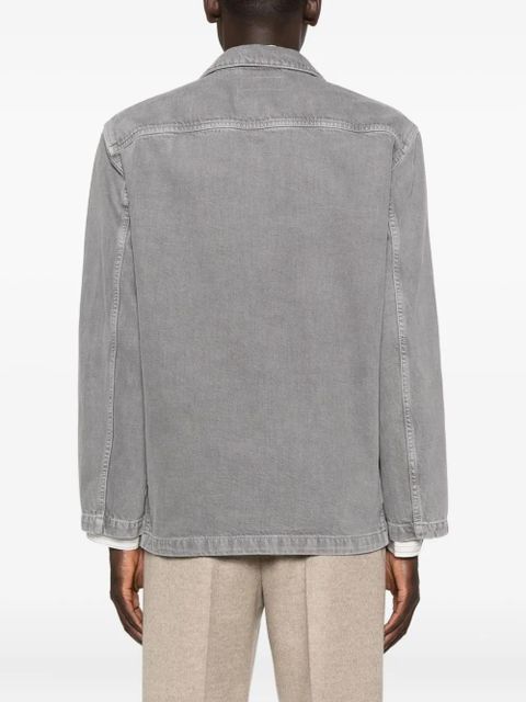 LEMAIRE double-breasted patch-pocket blazer - Grey