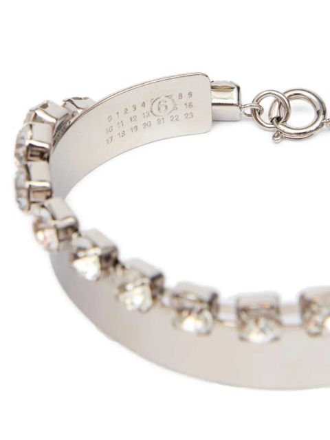 MM6 Maison Margiela polish-finish bracelet - Silver