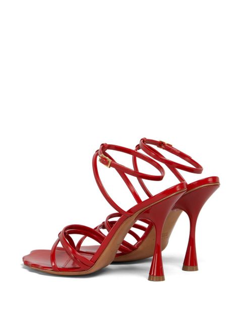 Marni leather sandals - Red - zdjęcie produktu nr 2