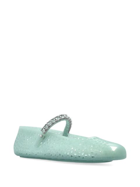 Jimmy Choo Jelly ballet flats - Green