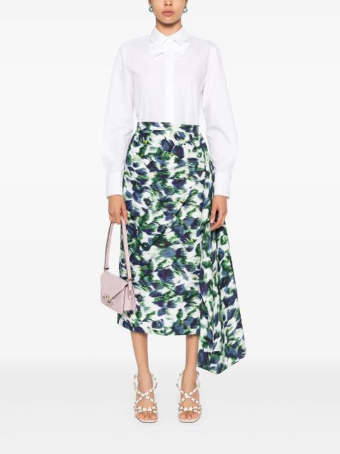 Valentino Garavani bow-detailed shirt - White - zdjęcie produktu nr 2