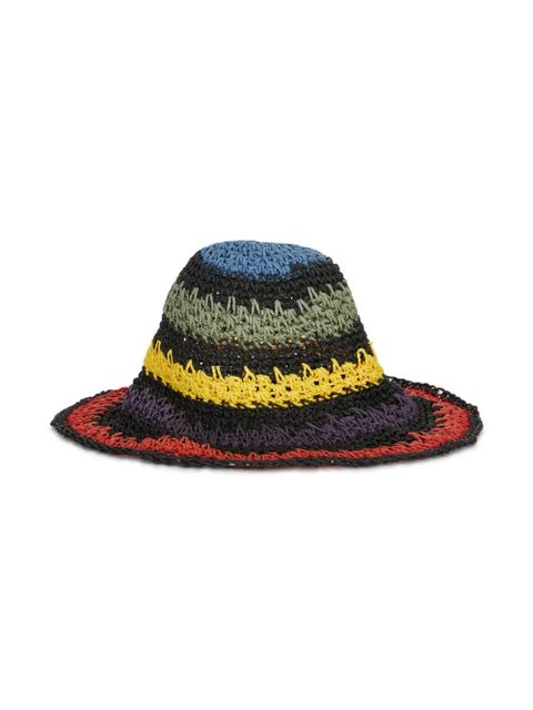 Ruslan Baginskiy straw sun hat - Black - zdjęcie produktu nr 2