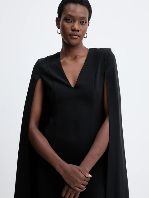 Twinset sukienka kolor czarny mini dopasowana 252TT2402