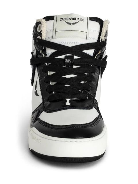Zadig&Voltaire Wings high-top sneakers - Black