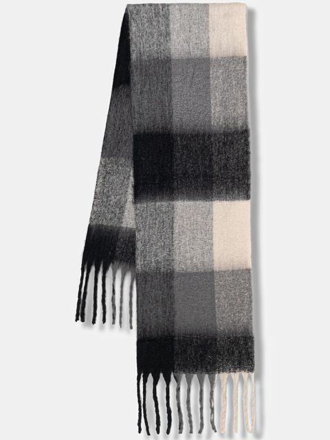 Sisley szalik damski kolor szary wzorzysty 6P1AWU02C - zdjęcie produktu nr 1