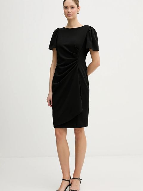 Dkny sukienka kolor czarny mini prosta DD6A1959