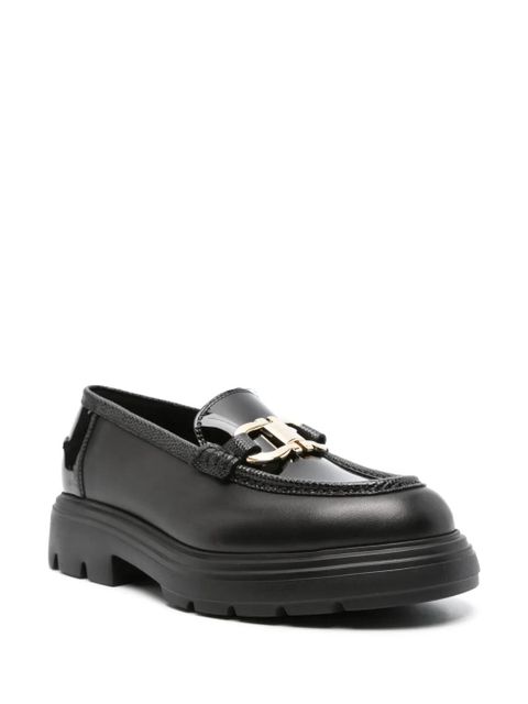 Ferragamo Gancini-plaque loafers - Black - zdjęcie produktu nr 2