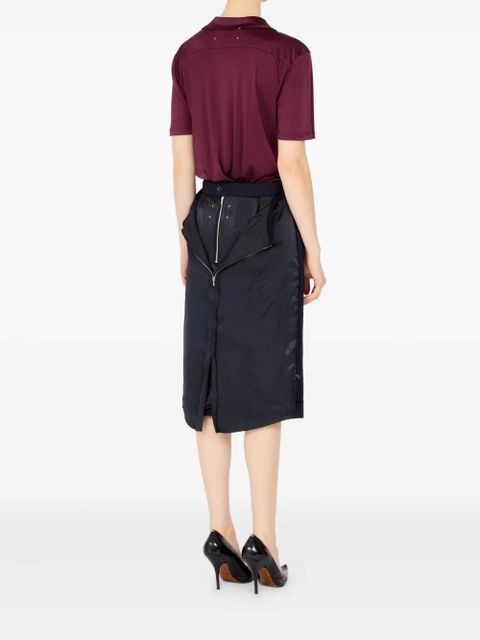 Maison Margiela midi skirt - Blue