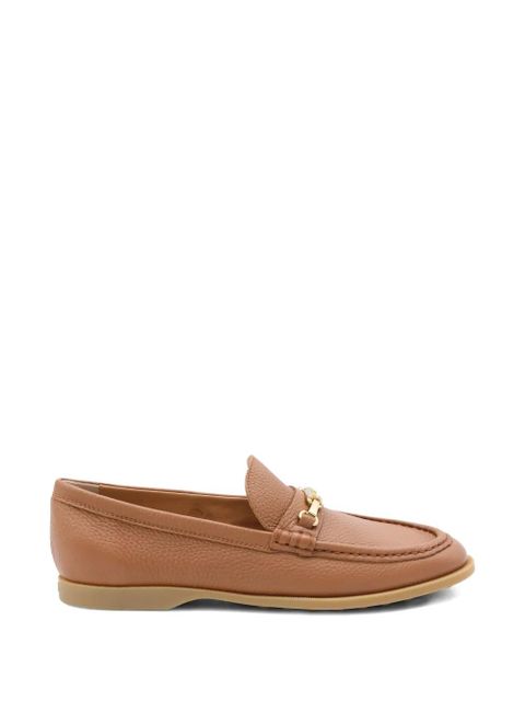 Tod's logo-plaque loafers - Brown - zdjęcie produktu nr 1