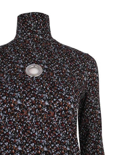 Rabanne long-sleeved top - Black