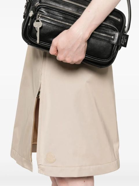 Moncler A-line midi skirt - Neutrals