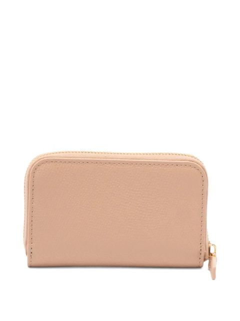 Valentino Garavani VLogo Signature grained leather wallet - Neutrals - zdjęcie produktu nr 2