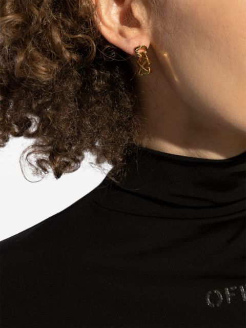 Off-White Arrow drop earrings - Gold