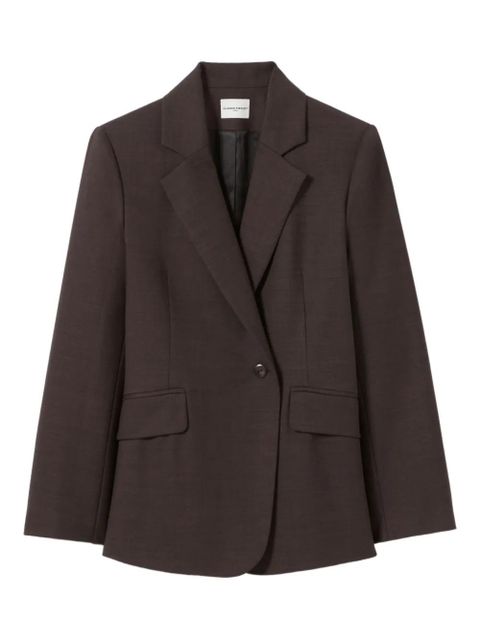 Claudie Pierlot single-breasted wool blazer - Brown - zdjęcie produktu nr 1