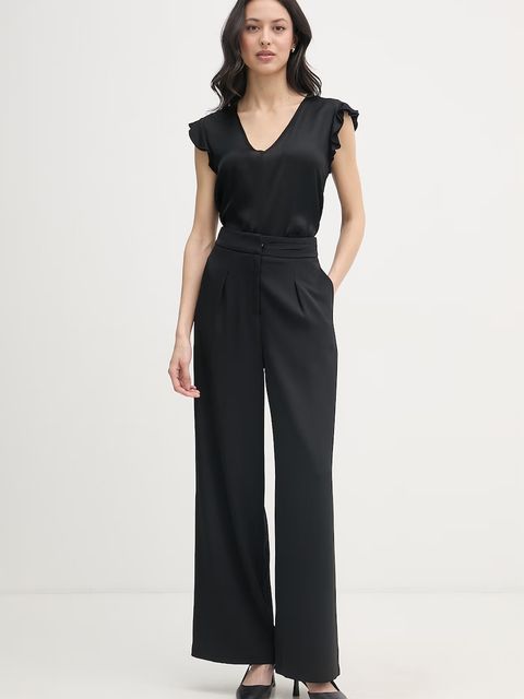 Gaudi bluzka z falbanką damska z wiskozy - zdjęcie produktu nr 1