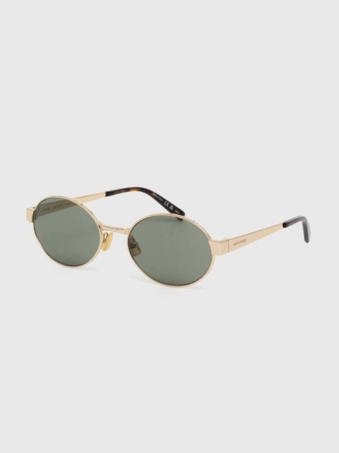 Saint Laurent okulary przeciwsłoneczne damskie kolor złoty SL 692