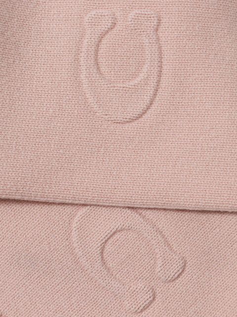 Coach szalik z dodatkiem wełny damski kolor różowy gładki 29CCL86 - zdjęcie produktu nr 2