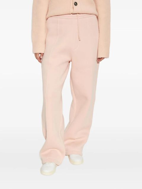 AMI Paris heart-embroidered side-seam sweatpants - Pink - zdjęcie produktu nr 2