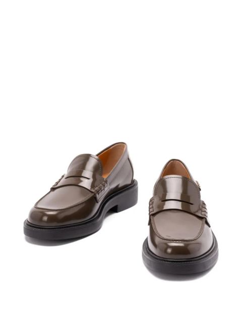 Tod's penny leather loafers - Brown
