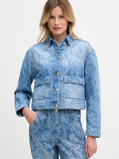 OUI krótka kurtka damska jeansowa - zdjęcie produktu nr 2