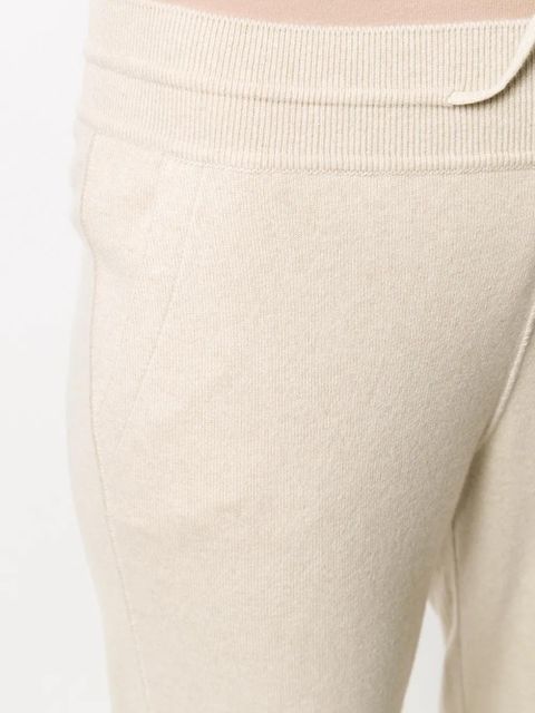 Loro Piana knitted track pants - Neutrals