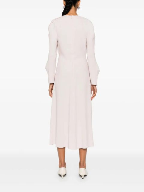 Victoria Beckham crepe midi dress - Pink