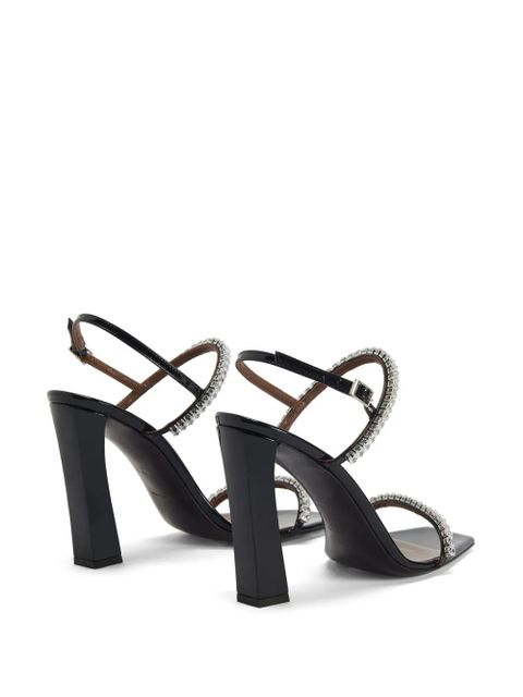 Giuseppe Zanotti 105mm Valentiine Crystal sandals - Black - zdjęcie produktu nr 2