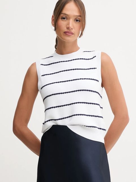 United Colors of Benetton top damski kolor biały 104ME10EC - zdjęcie produktu nr 1