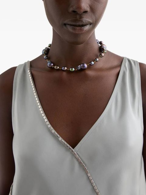 Jil Sander freshwater-pearls necklace - Gold - zdjęcie produktu nr 2