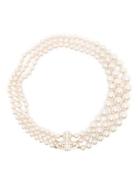 Vivienne Westwood pearl-embellished necklace - White - zdjęcie produktu nr 1