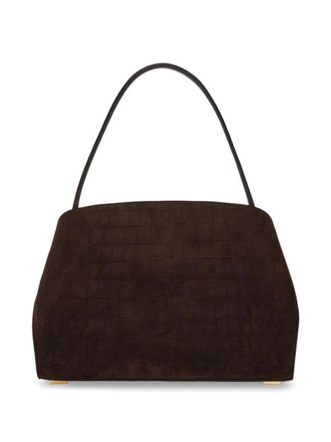 Ferragamo Hug soft shoulder bag (M) - Brown
