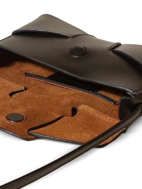 Hereu woven crossbody bag - Black